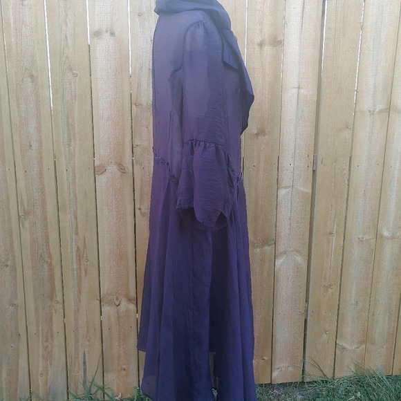 Design Today's Women Jacket Size 2XL Purple Big Collar - Picture 4 of 11